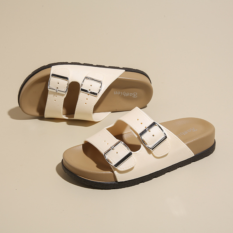 Designer Sandals Women Sandals Fashion Designer Thick Sole Single Drag Free Shipping Casual Flat Shoes Vacation Outdoor Beach Shoes Versatile Women Sh