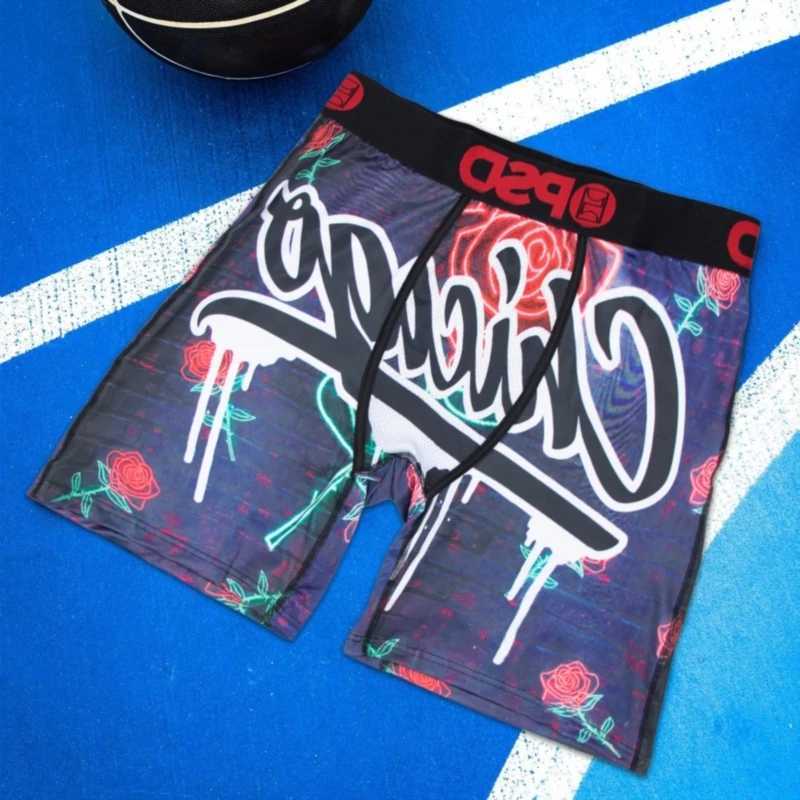 Men's Shorts Sexy Men Boxer Underwear Breathable Mens Boxershorts Mens Panties Underpants Plus Size Fashion Printed Man Boxers Briefs Trunks Y250