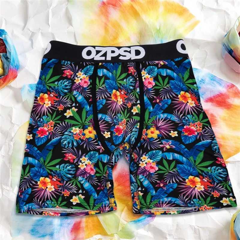 Men's Shorts OZPSD Sexy Men Underwear Boxers Breathable Summer Male Panties Lingerie Men Underpants Trunks Plus Size Print Man Boxer Briefs Y2503