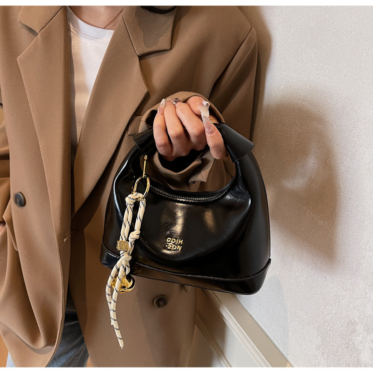Advanced Women s 2025 New Handheld Bull Horn Bag Fashion Designer High Quality Multi Functional Fashion Light Luxury Style Single Shoulder Wallet Cros