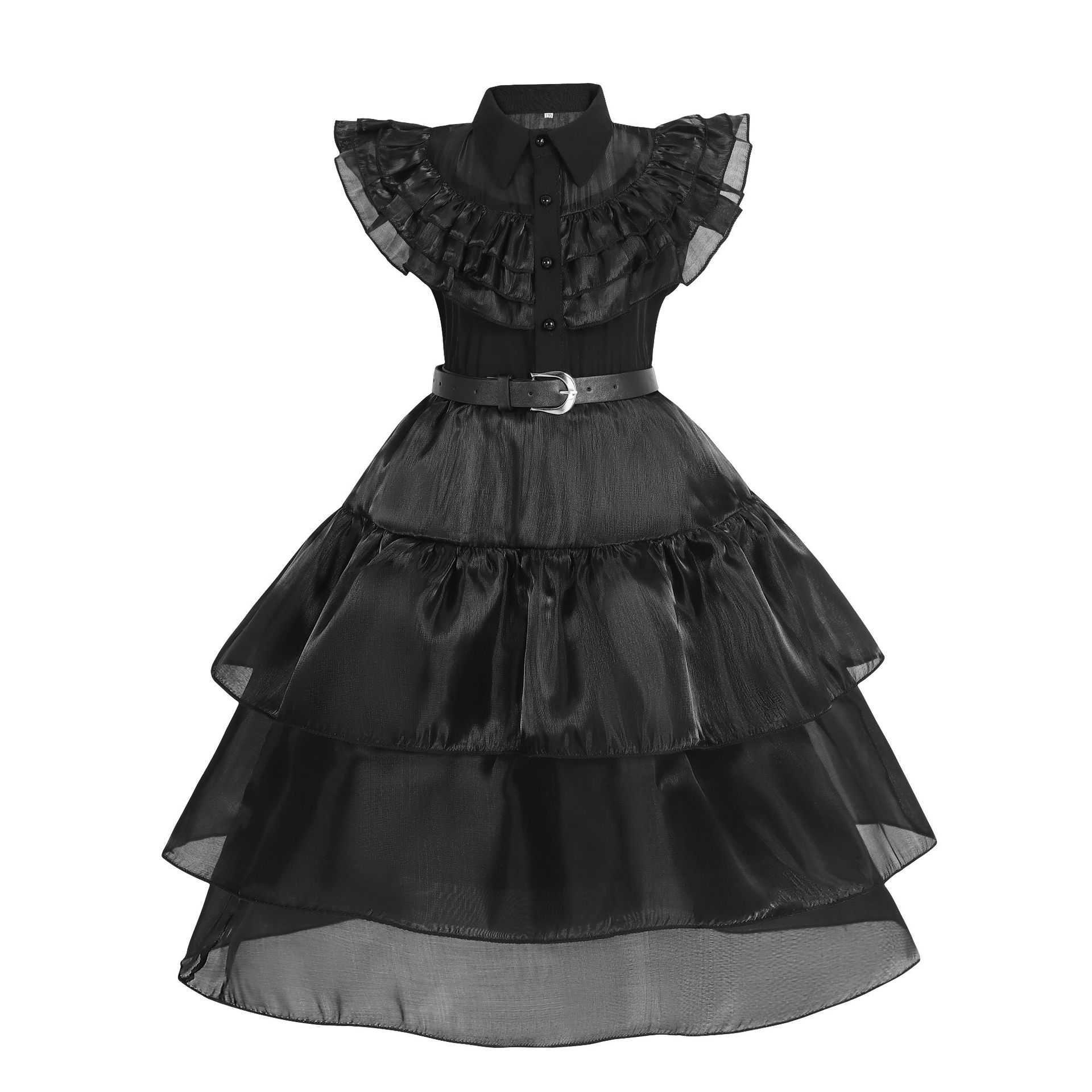 Girl's Dresses Halloween Adams cosplay dress girl princess dress costume Y250307P2BO