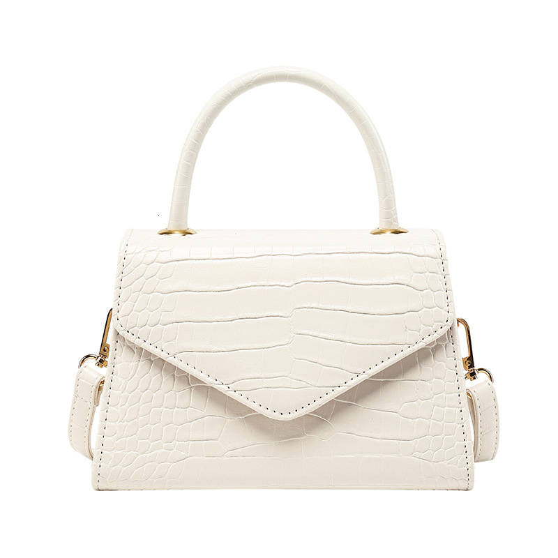 Laser Stylish Women s 2025 New Designer Fashion Niche Handheld Small Square Bag Temperament Multifunctional Wallet Single Shoulder High quality Crocod