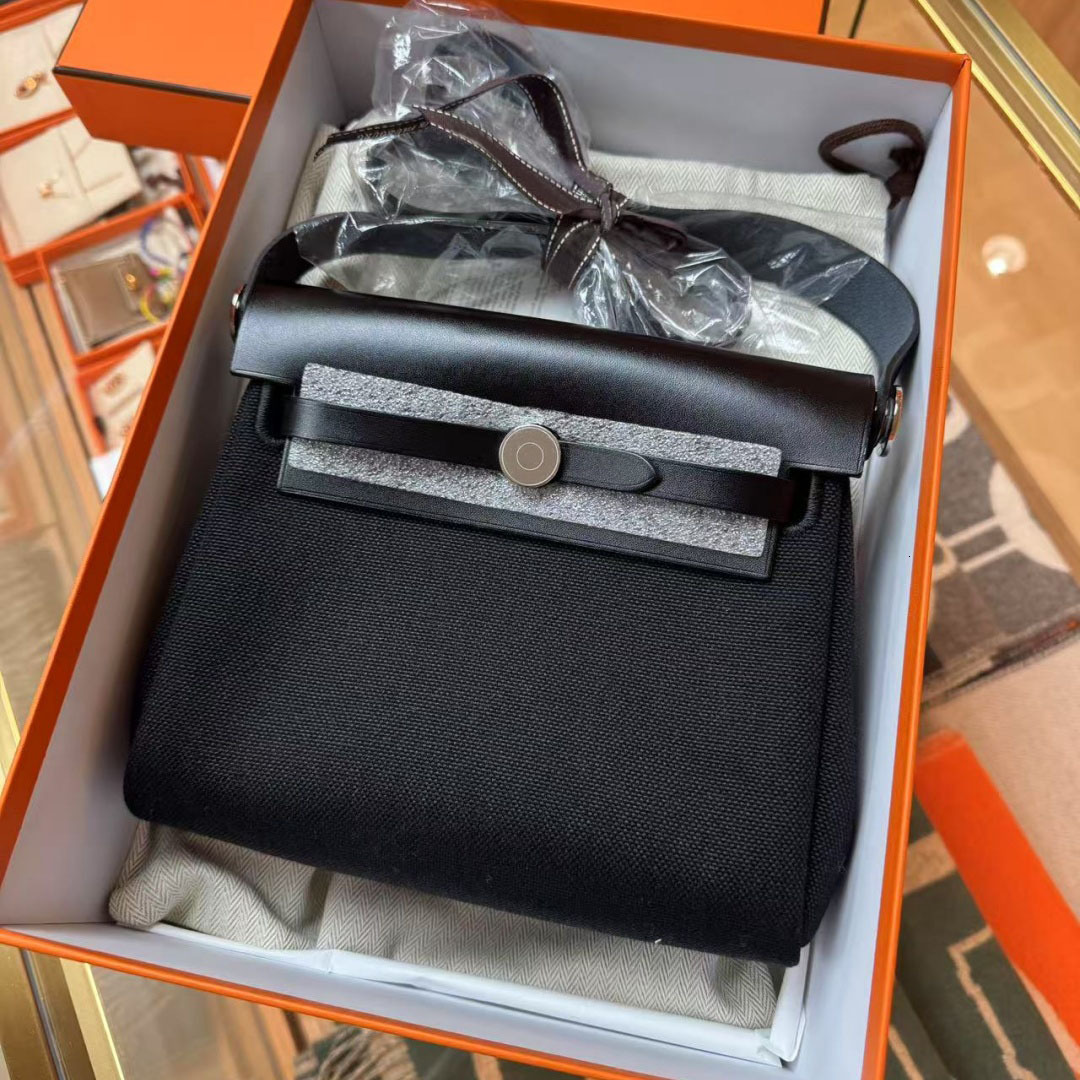 2025 Spring And Summer New Handmade Luxury Mini Handbag Canvas Cowhide Splicing Designer Bag Original Crossbody Bag Fashion Single Shoulder Women S Ba