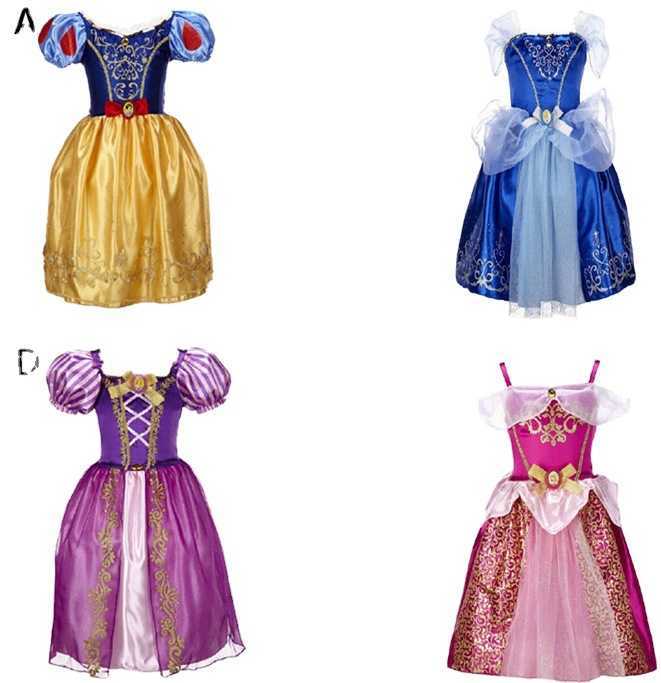 Girl's Dresses Princess dress girl performance dress Snow White Cinderella childrens masquerade ball dress Y2503079MG1