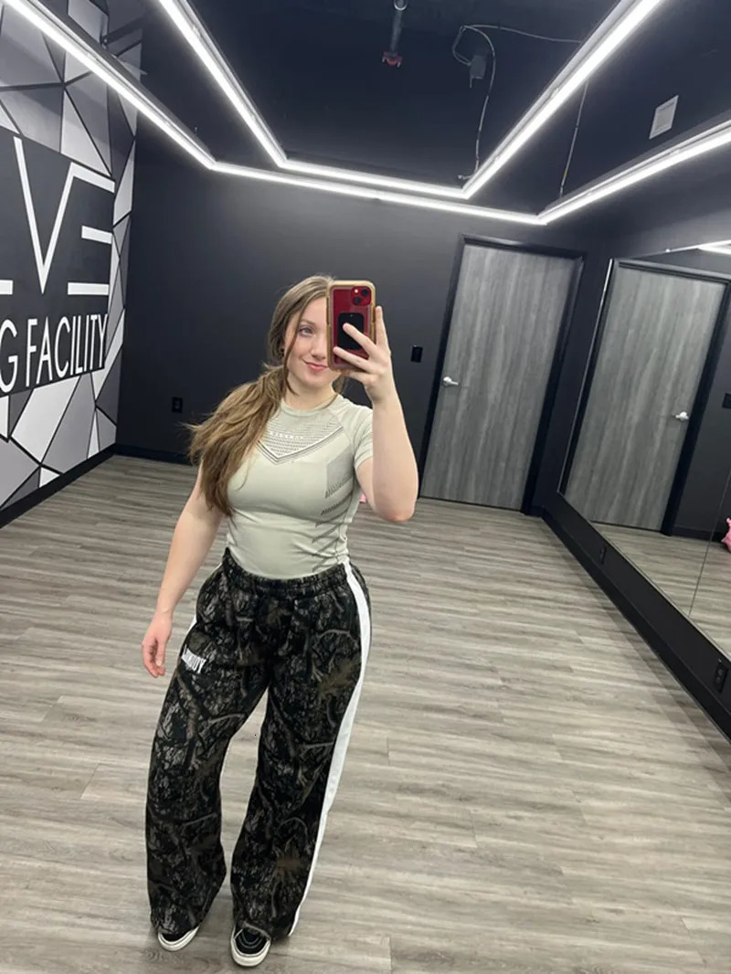 Jogger Couple Running Casual Breathable Splicing Pants American Fitness Sports Straight Leg Loose Wide Leg Blue Ball Pants 250305Z