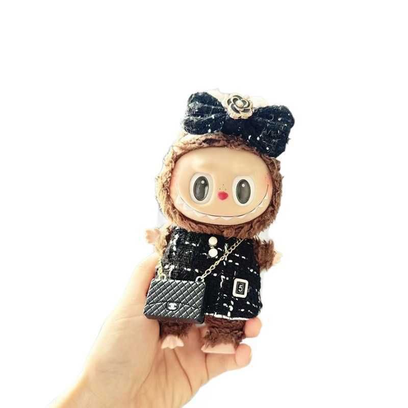 Doll Apparel New Labu Little Lady Baby Clothes Set Small Fragrant Style Bag Decorative Baby Clothes Can be Paired withY250307CA1G