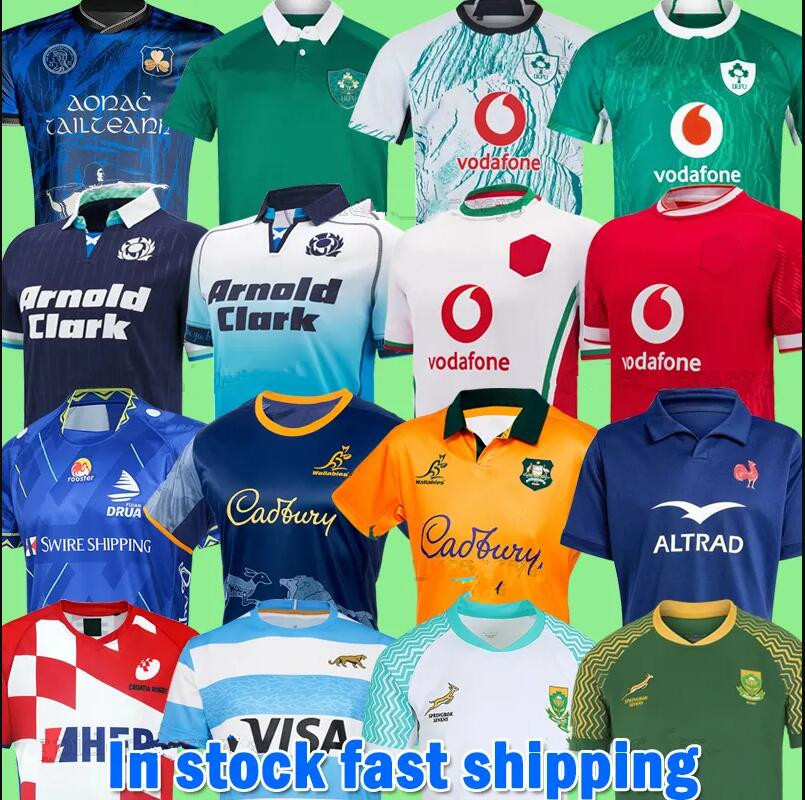 2024 2025 Ireland rugby jerseys Fiji 24 25 World Rugby Jerseys South Portugal Scotland Welsh NZ Africas rugby Vest shirts size S-5XL