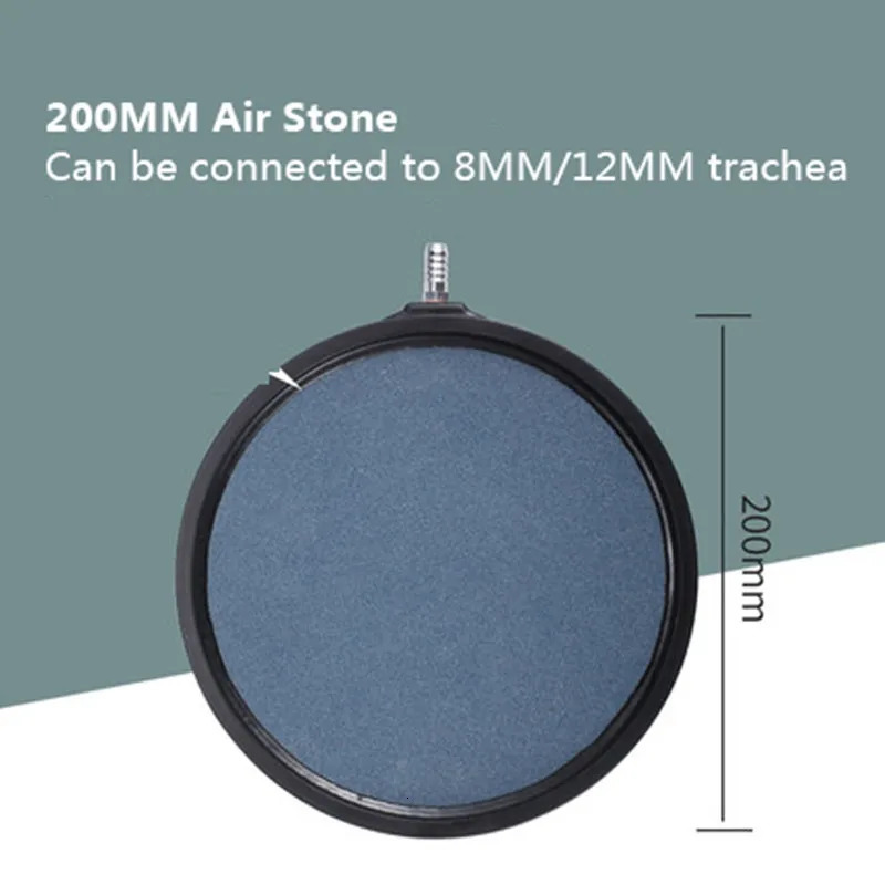 Aquarium Pond Pump Hydroponic Diffuser Oxygen Fish Tank Bubble Air Stone Aerator Disk y250228