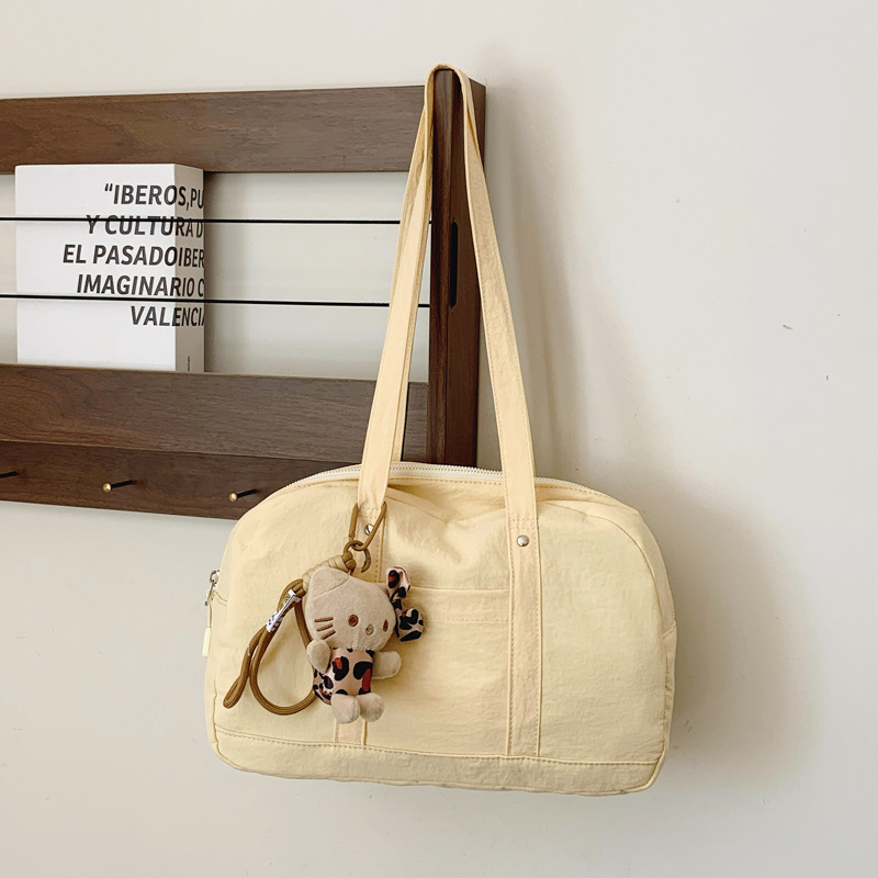 Supporting Advanced Style Underarm 2025 New Designer Fashionable Women S Bag Casual Single Shoulder Solid Color Simple And Lightweight Small Square Ba
