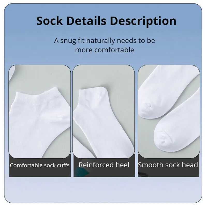 10 Pairs Unisex Casual Plain Color Boat Socks Thin Breathable Comfy Anti Odor Sweat-absorbing Low Cut Ankle Socks For Men WomenT250313