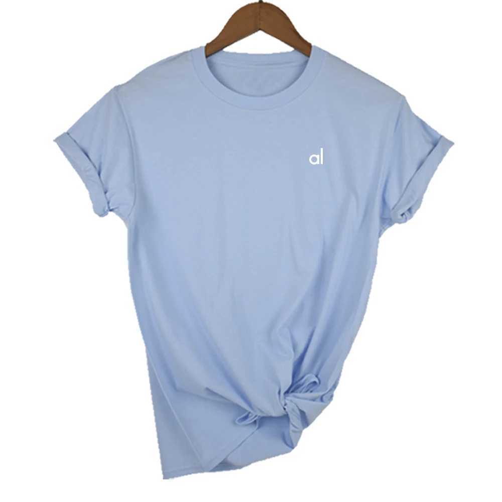 Women's T-Shirt AL Sports T-shirt Womens Ts 100% Cotton Short Slves Fashion Women T-shirt Y2503076E5Z