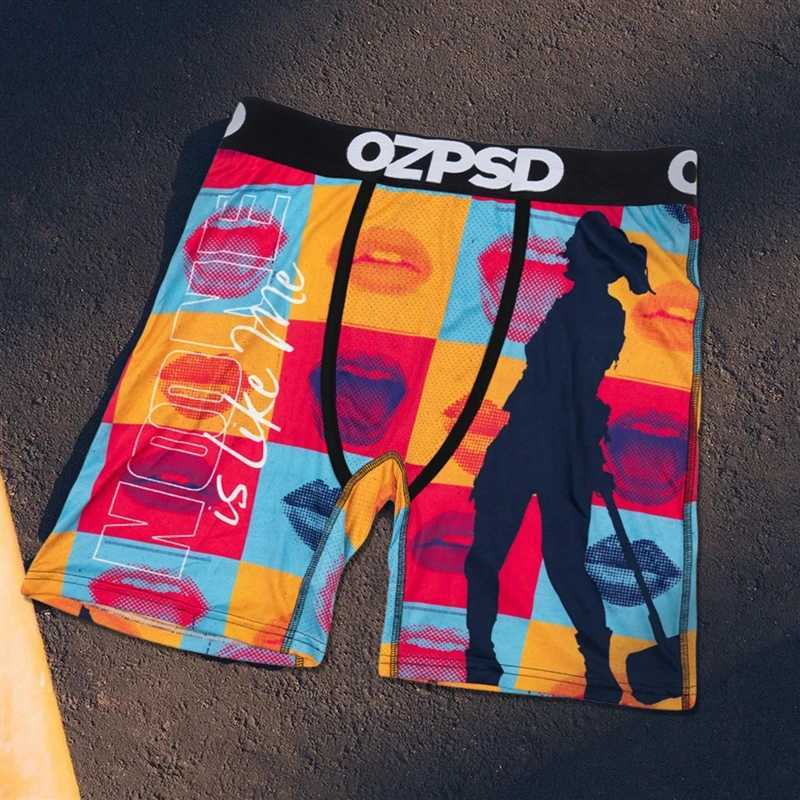 Men's Shorts OZPSD 1Pcs Sexy Men Underwear Boxers Breathable Mens Underpants Funny Printed Mens Panties Man Boxer Briefs Comfortable Trunks Y2503