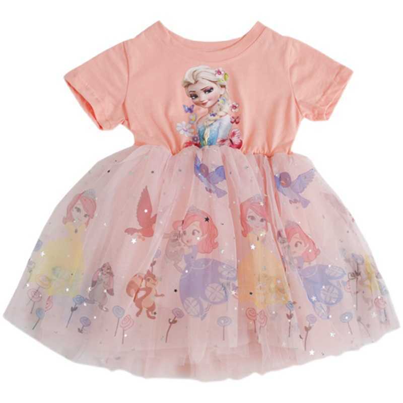 Girl's Dresses Baby girl summer dress 2025 new style childrens princess dress childrens girls summer stylish dress trend Y250307GQOS