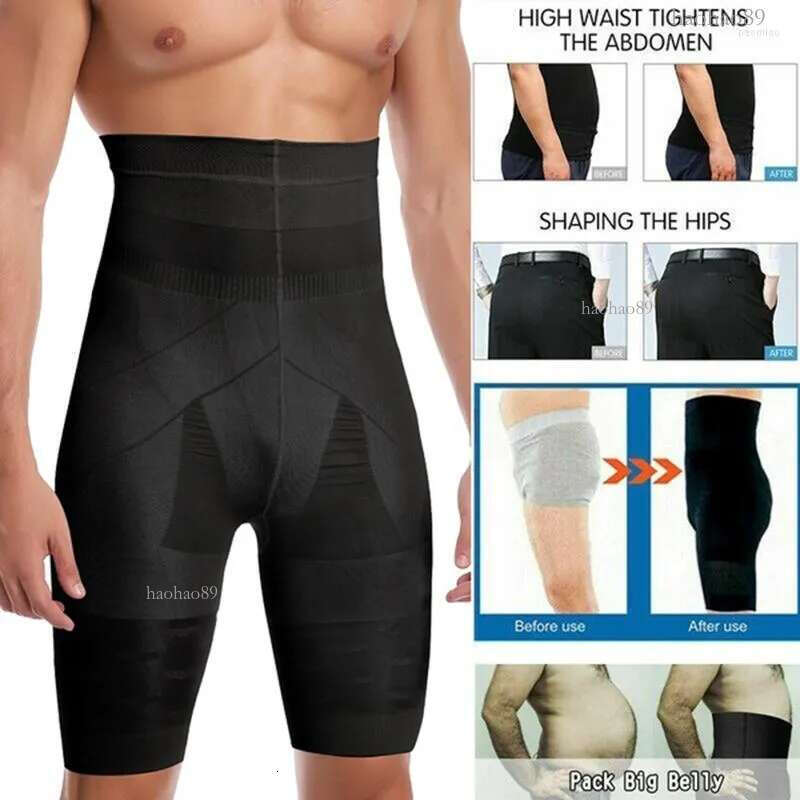 Men's Body Shapers Mens Underwear Compression Pants Waist Trainer Belly Control Slimming Shapewear Seamless Boxer Briefs High Boxersh