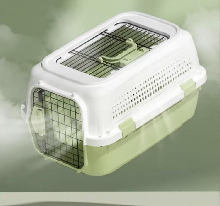 Cat air box Cat travel bag pet consignment portable closed portable dog car special transport box