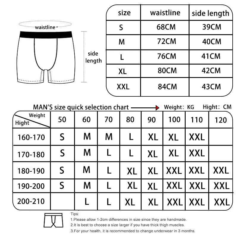 Men's Shorts Men Boxershorts Sexy Men Underwear Breathable Mens Long Boxer Briefs Printed Mens Underpants Plus Size L-XXL Man Panties Boxers Y250