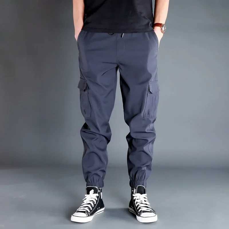 Spring Autumn Stretch Causal Pants Men Military SoftShell Waterproof Outdoor Hiking Cargo Pants Tactical Trousers 6XLT250308