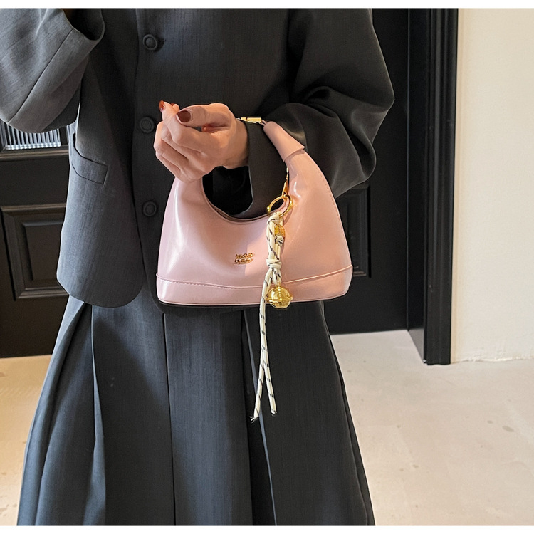 Advanced Women s 2025 New Handheld Bull Horn Bag Fashion Designer High Quality Multi Functional Fashion Light Luxury Style Single Shoulder Wallet Cros