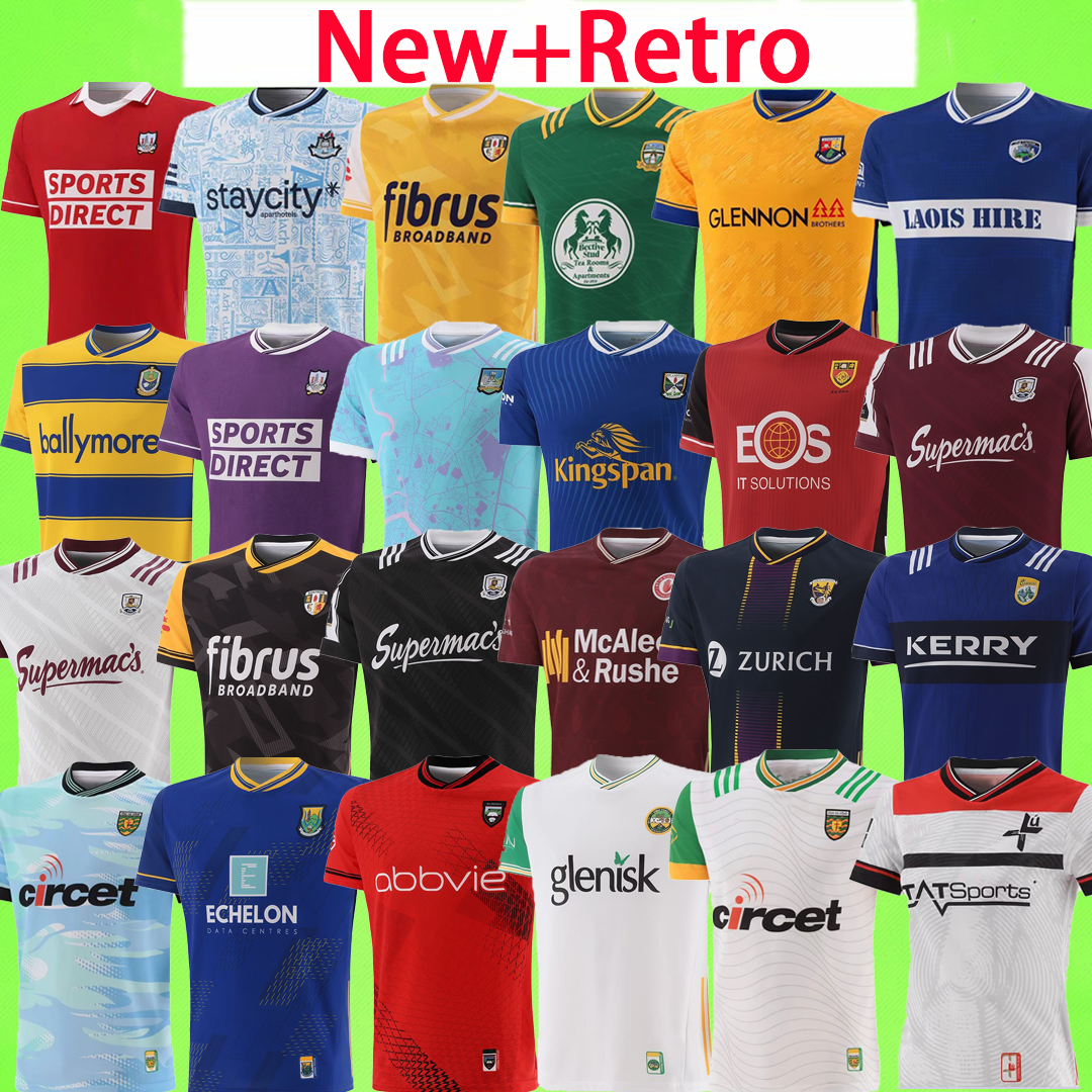2025 2026 GAA rugby Jerseys Peil Ghaelach Caid Gaelic Football Kerry London Dublin Tyrone Carlow Derry Mayo Kilkenny Cork Sligo Laois Clare Antrim shirt
