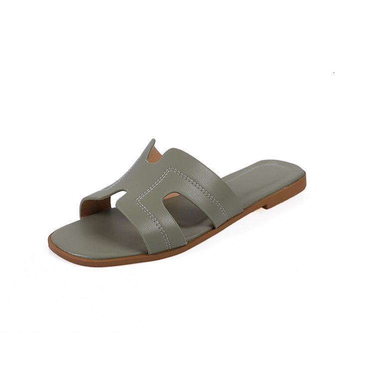 2025 Summer New Letter Women Simple One Designer Sandals Word Free Shipping Sandals Fashion Designer Multi Functional Beach Shoes Flat Shoes Slippers