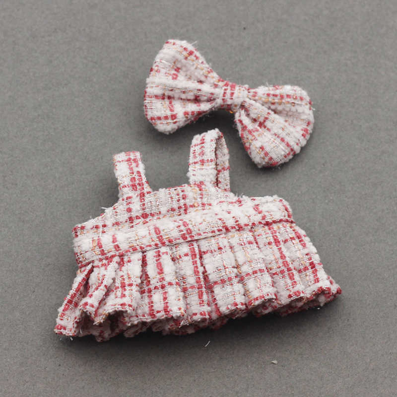 Doll Apparel 10CM Cotton EXO Doll Dress Fragrant Style Strap Skirt 17cm Lacquer Blind Box Doll Strap SkirtY2503070NGP