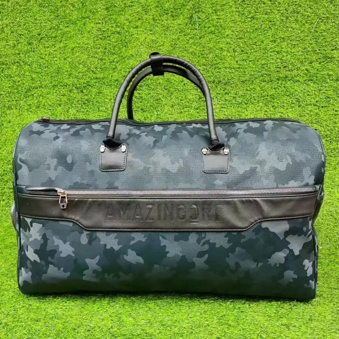AMAZING Camouflage BlueGreen Nylon waterproof Golf Boston Bag 250304