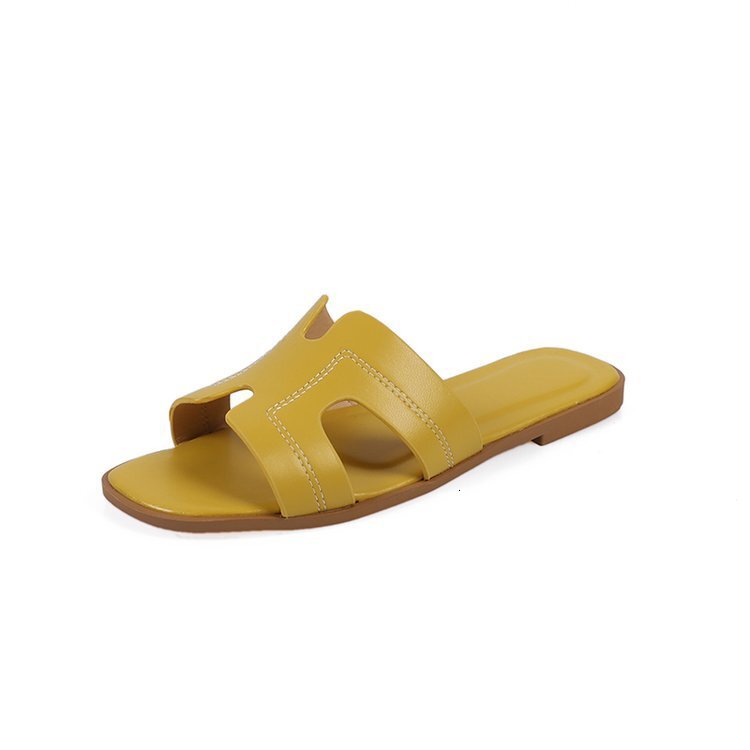 2025 Summer New Letter Women Simple One Designer Sandals Word Free Shipping Sandals Fashion Designer Multi Functional Beach Shoes Flat Shoes Slippers
