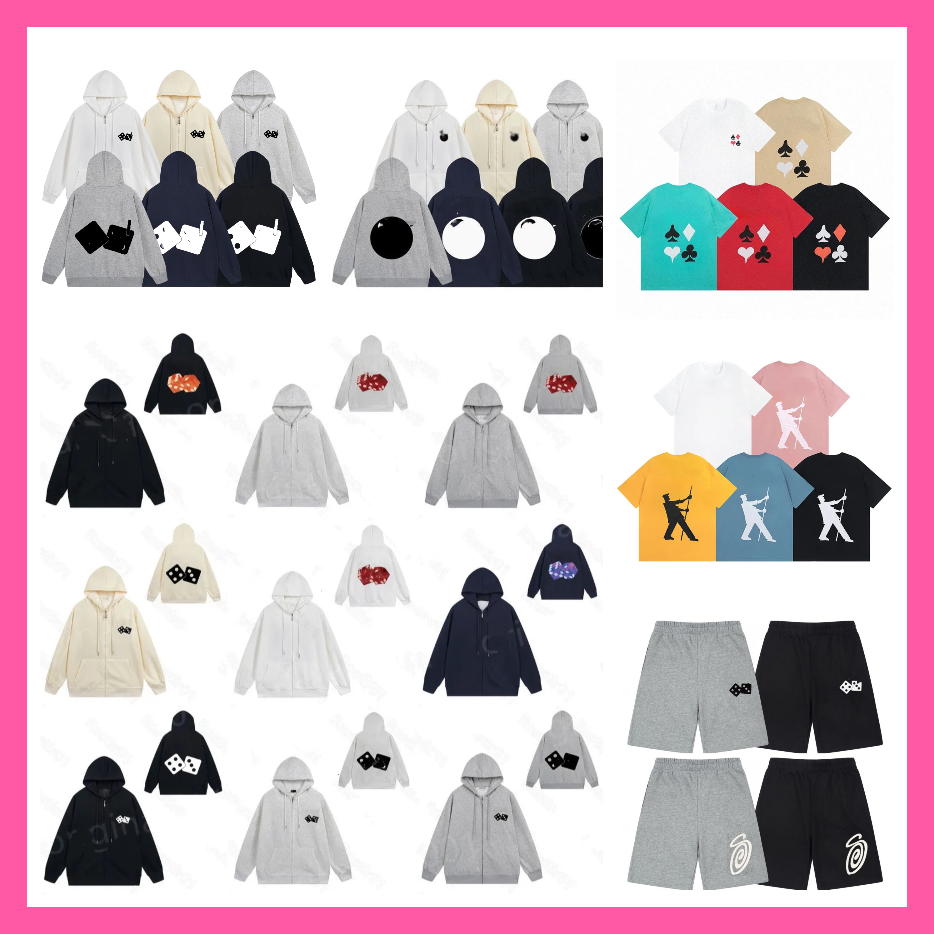 2025 new stushirt top tee Designer hoodie streetwear mens men Tshirt des hommes t-shirts graphic tee t shirt summer clothes seasons womens Sportswear Set us size S-XL