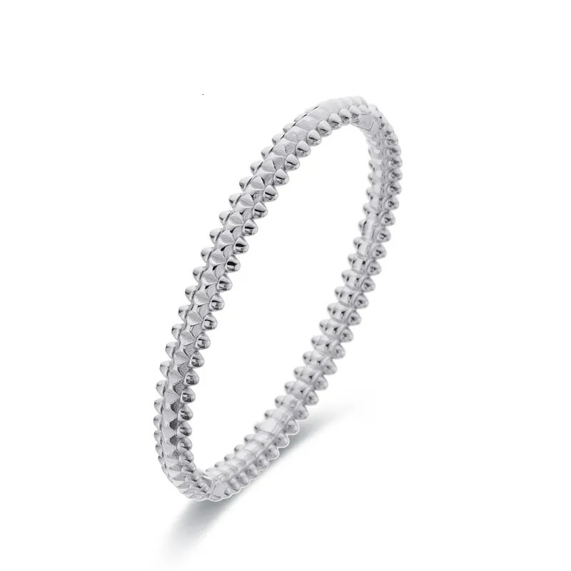Stainless Steel Gear Shape Bracelet Chic Snake Bone Desgin Bangle For Women Personality Jewelry Couple Souvenir Gift 250303