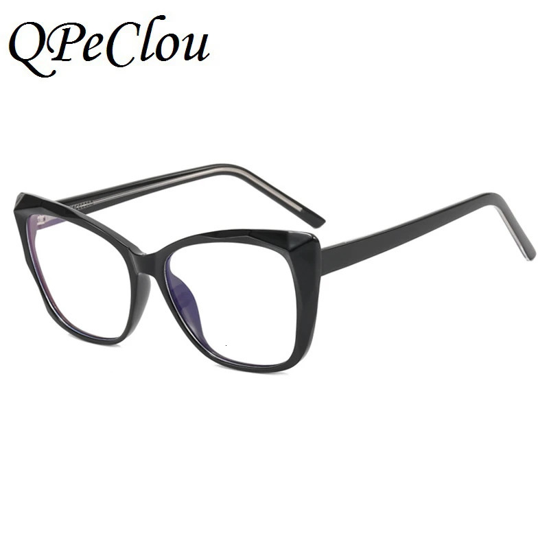 Fashion Sexy Transparent Frame Cat Eye Anti-blue Glasses Women Vintage Optical Computer Eyeglasses Female Spectacles250305