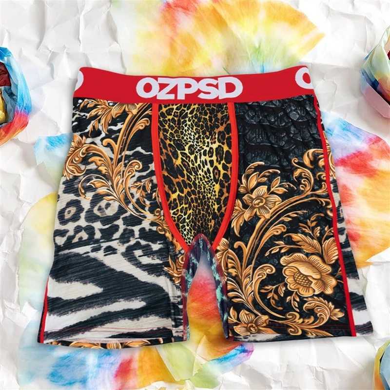 Men's Shorts OZPSD Sexy Men Underwear Boxers Breathable Summer Male Panties Lingerie Men Underpants Trunks Plus Size Print Man Boxer Briefs Y2503