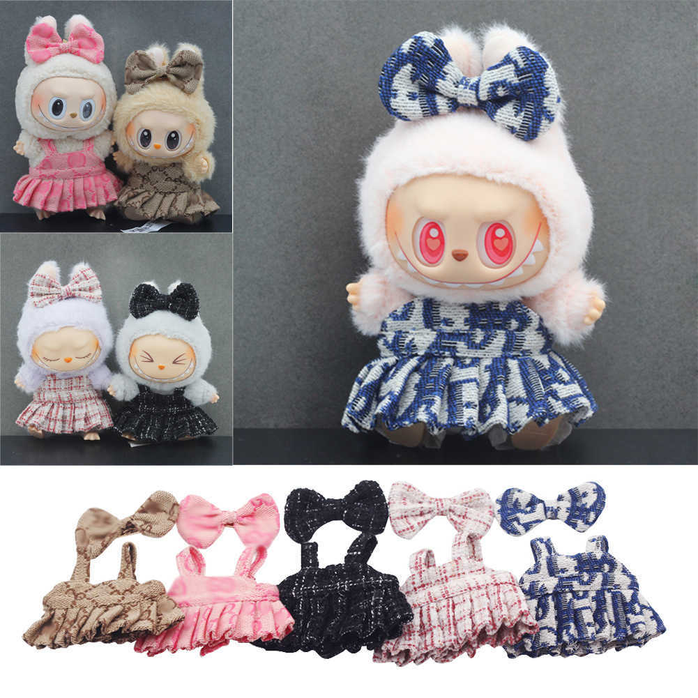 Doll Apparel 10CM Cotton EXO Doll Dress Fragrant Style Strap Skirt 17cm Lacquer Blind Box Doll Strap SkirtY2503070NGP