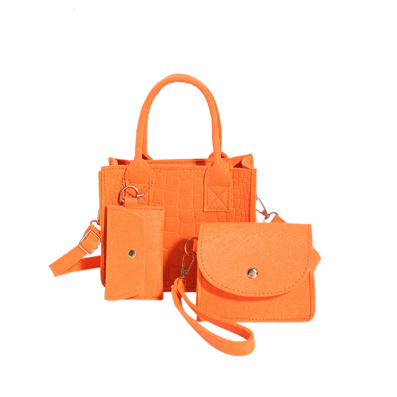 2025 Summer New Fashionable Felt Crocodile Pattern Solid Color Handbag Popular Designer Women s Storage Bag Crossbody Small Square Bag