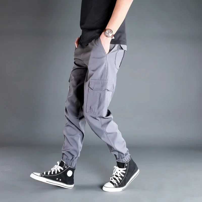 Spring Autumn Stretch Causal Pants Men Military SoftShell Waterproof Outdoor Hiking Cargo Pants Tactical Trousers 6XLT250308