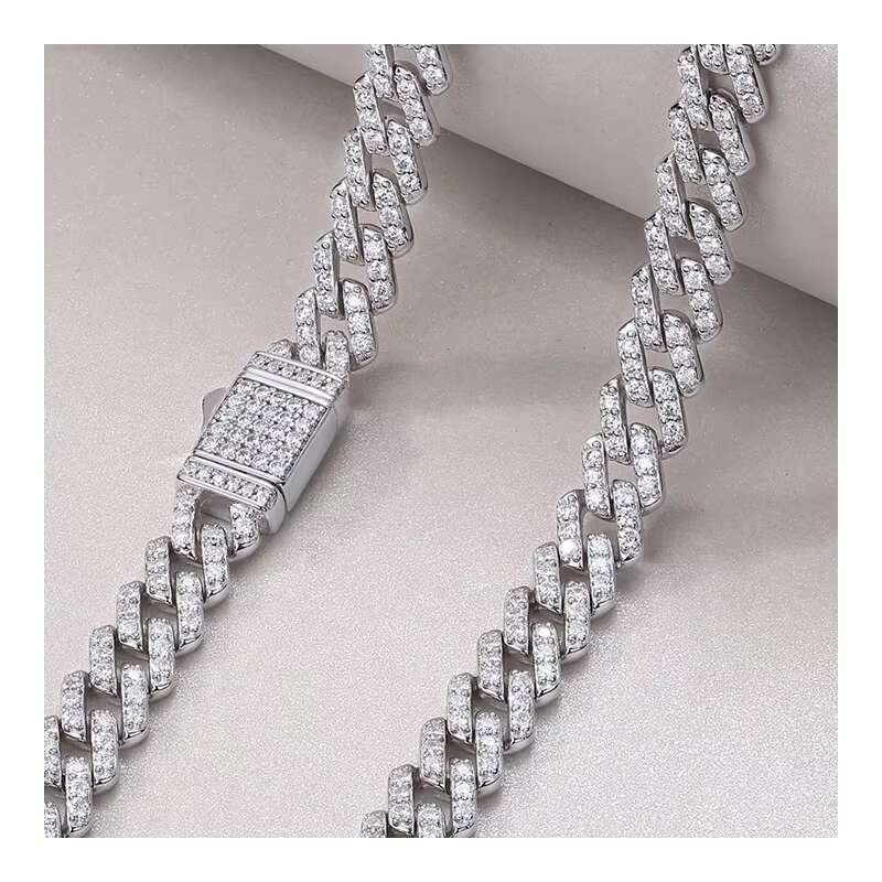 Fast Delivery S Sier Necklace Moissanite New Choker Chain for Women