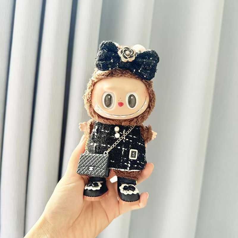 Doll Apparel New Labu Little Lady Baby Clothes Set Small Fragrant Style Bag Decorative Baby Clothes Can be Paired withY250307CA1G