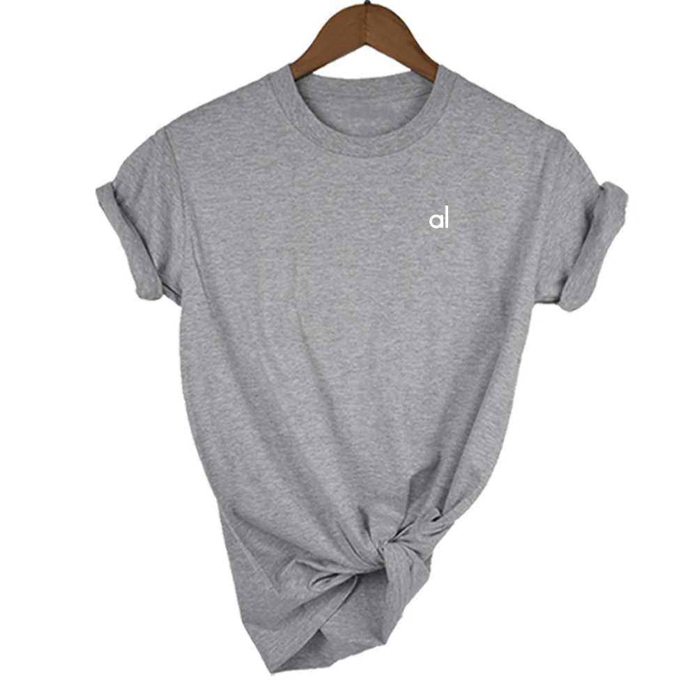 Women's T-Shirt AL Sports T-shirt Womens Ts 100% Cotton Short Slves Fashion Women T-shirt Y2503076E5Z
