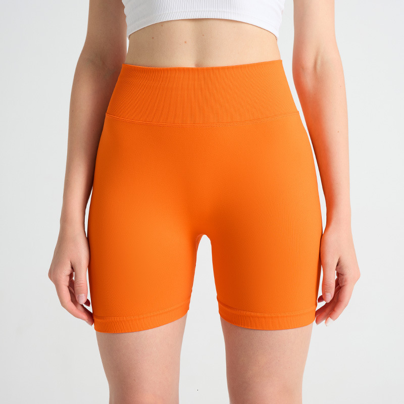 Summer New High Waist Peach Hip Lifting Yoga Pants Fitness Exercise Abdominal Compression Cycling Tight Pants Three Part Shorts Hot Pants 240620