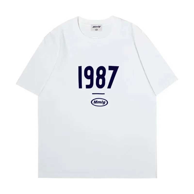 Women's T-Shirt 2024 summer new Hot figure mmlg print cotton high-quality mens and womens T-shirts Fashion casual shopping shirt short slve Y2503