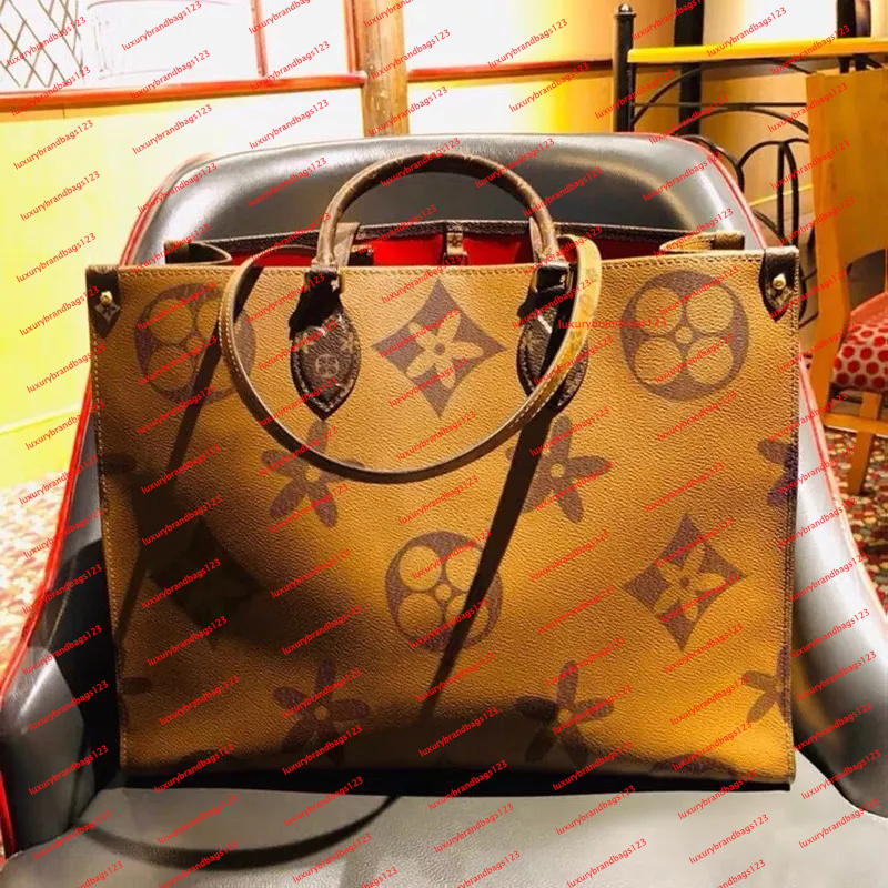 ONTHEGO MM GM bag Luxurys Designers bags handbags M45321 High Quality Ladies Chain Shoulder Leather Purse Crossbody Bag Sac totes sacoche