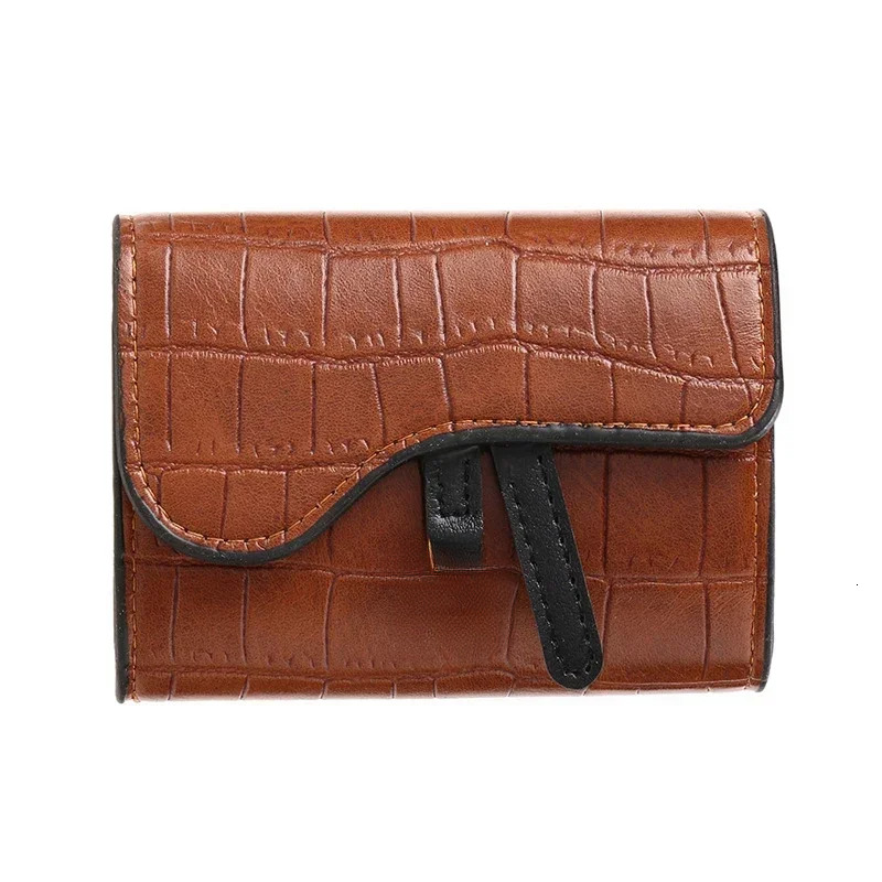 2025 New Short Hot Fashion New Small Brand Leather Designer Card Bag Handbag Women's Wallet