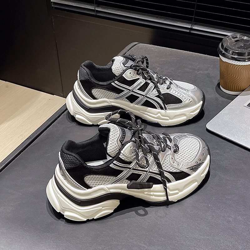 Free shipping 2025 new designer Casual for woman Platform sneakers pink sport outdoor training womens height increase shoes