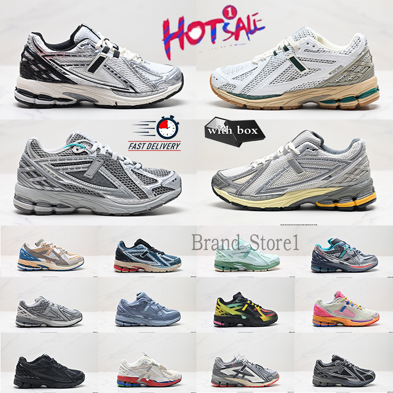 Athletic Designer Running Shoes Men Sneakers Women Trainers vintage Casual Shoes Neon Nights Silver Metallic Protection Pack White Tan Pink Green Grey Beige Shoes