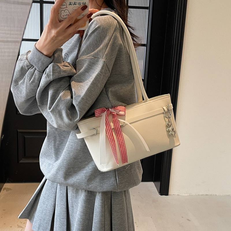 Women s Shiny Leather Underarm 2025 Fashion Designer New Original High quality Large Capacity Shoulder Daily Casual Pull Rod Handbag Square Crossbody 