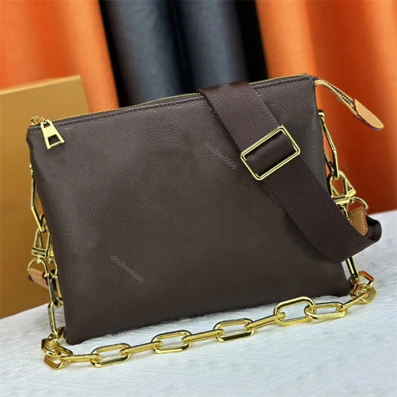 Luxury designer chain baguette bag, stylish armpit bag, versatile crossbody bag, checked shoulder bag, work bag, handbag, travel bag, messenger bag, card holder, phone bag