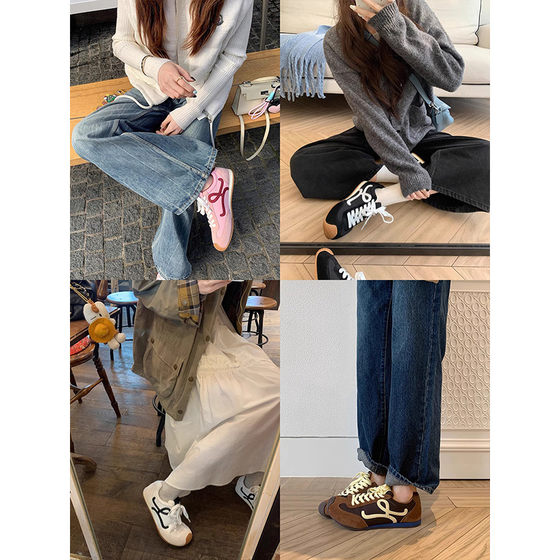 Free shipping 2025 new designer Casual for woman flat sneakers white sport outdoor training womens shoes