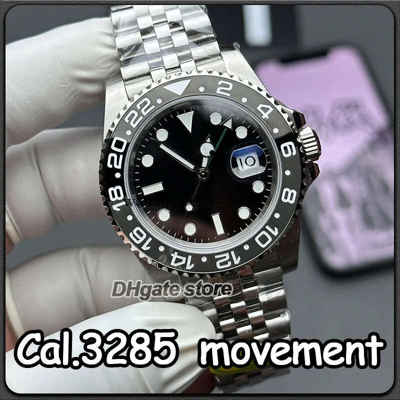 Top Mens Designer Watches Men High Quality CLean Factory V3 Automatic Cal.3285 Movement Ceramic Bezel Luminous Diving 100M Wristwatch Watch aaa