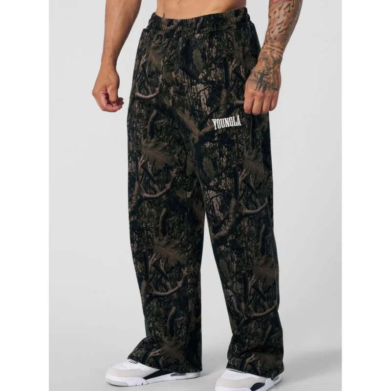 2025 Mens Pants American Fashion Casual Pants Camouflage StraightLeg Sports Fitness Training Pants Mens Clothing 250305Z