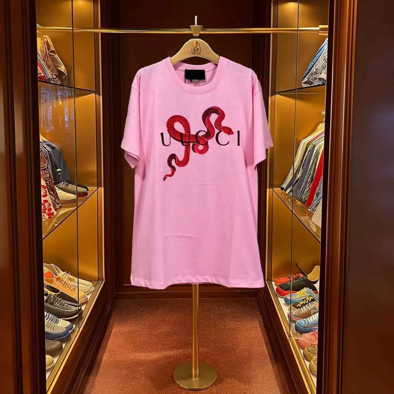 Women's T-Shirt 2025 Summer Letter Printed Childrens Casual Cotton T-shirt Boys and Girls Round Neck Short Slved Top Cotton T-shirt Top Y250307X9