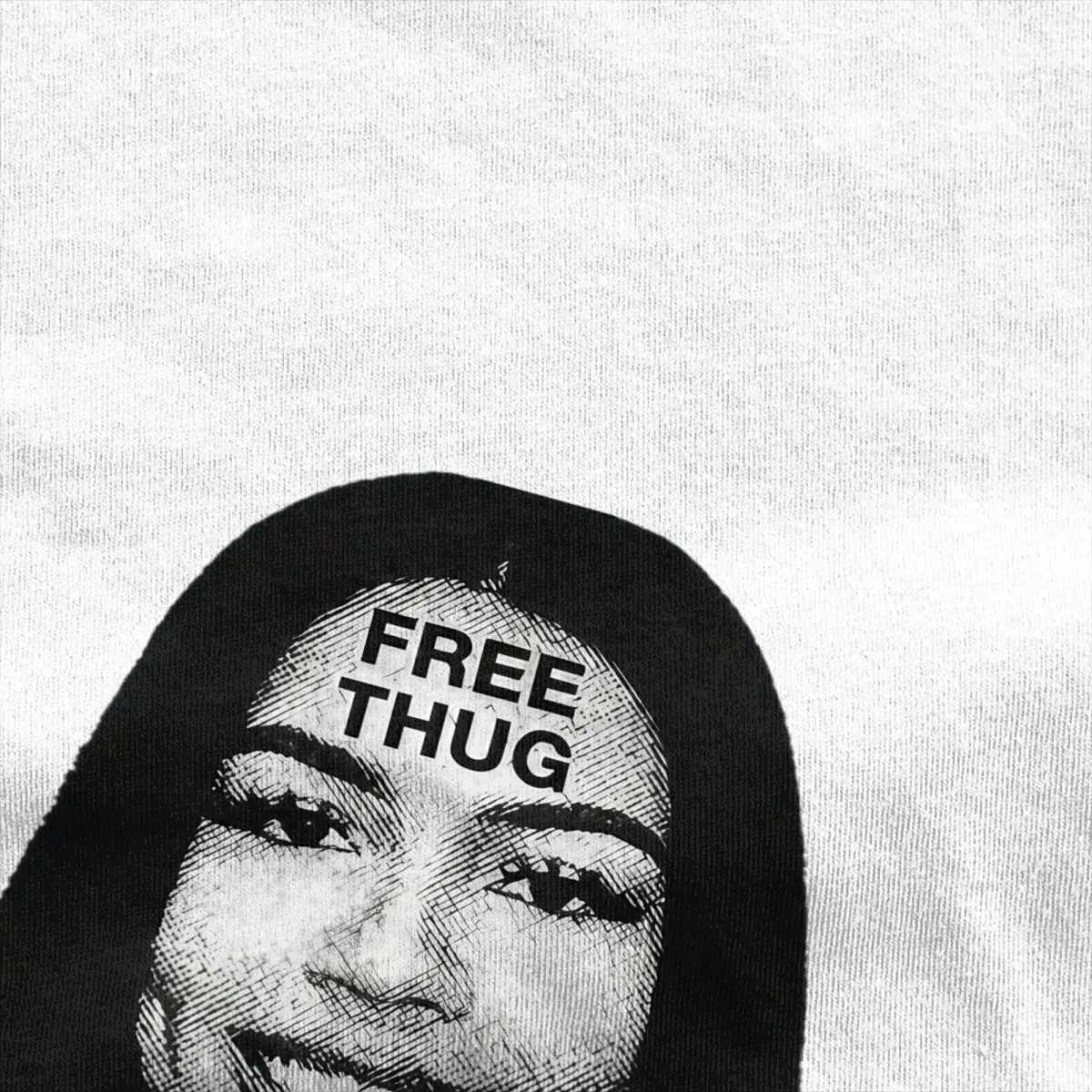 Men's T-Shirts Rapper Mariah FREE Thug Slime T Shirt for Men Women Pure Cotton Fashion for Male T-Shirt The Scientist Tees Clothes Plus Size H253